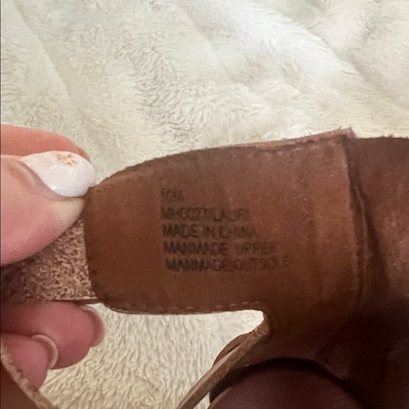 MIA Women's Brown Wedge Sandals - Picture 4 of 6